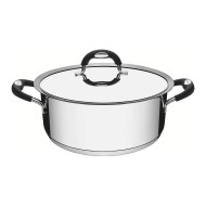 Caçarola 16cm 1,4 Litros Duo Silicone Aço Inox Tramontina Com Alças